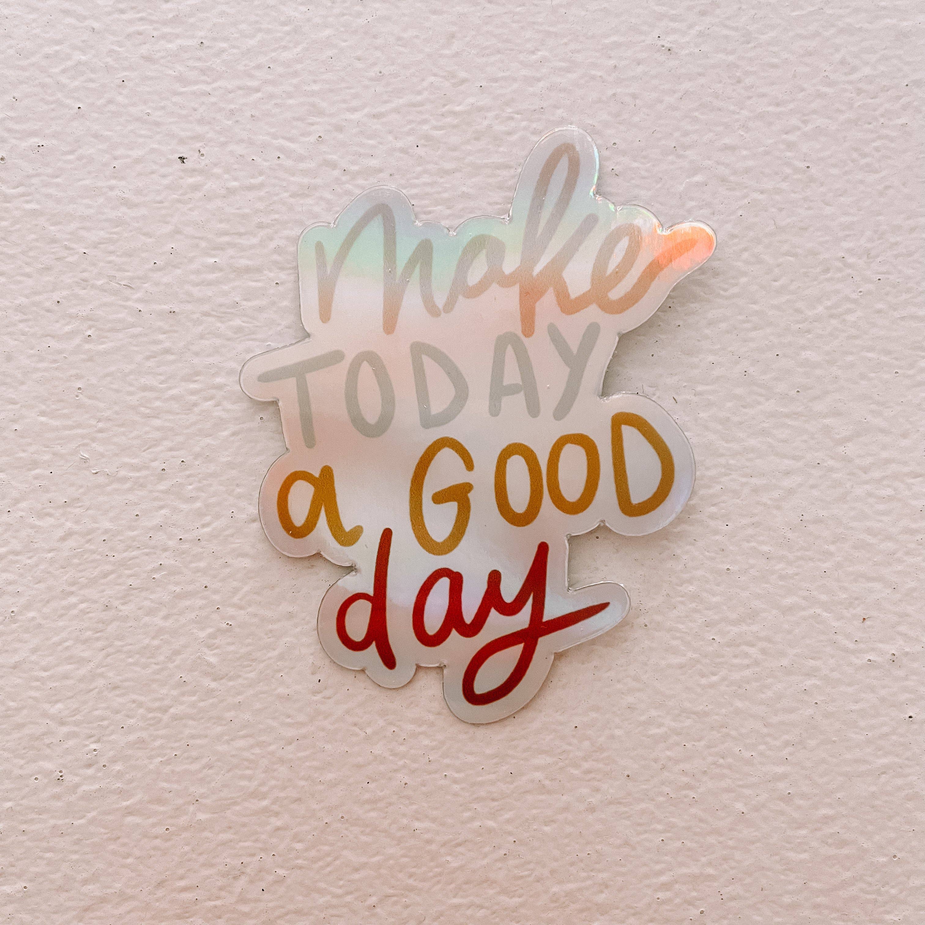 Maddie Green Designs - Wholesale Sticker - Holographic Motivational Quote Vinyl Stickers3