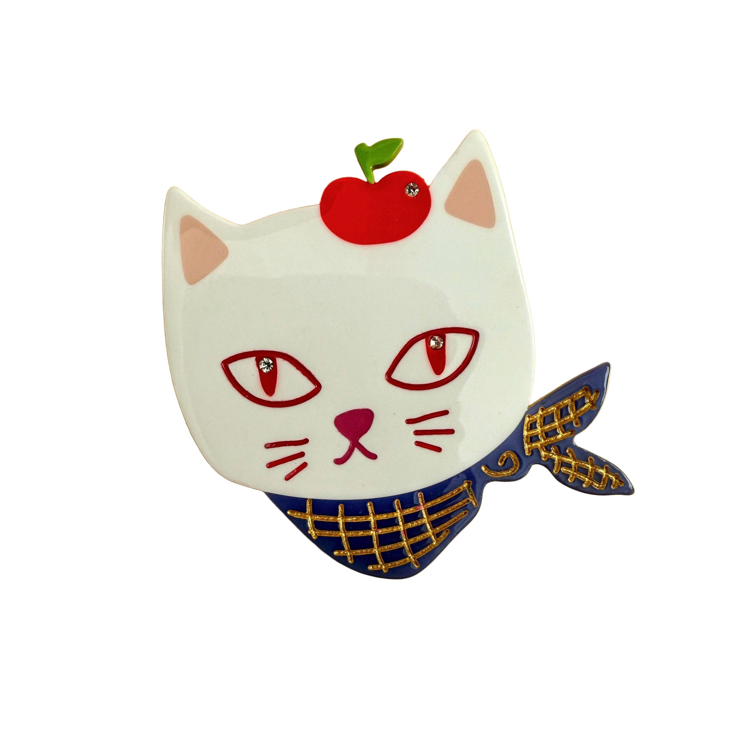 Centinelle - Wholesale Hair Clip - Women's - Apple Cat  Alligator Clip5