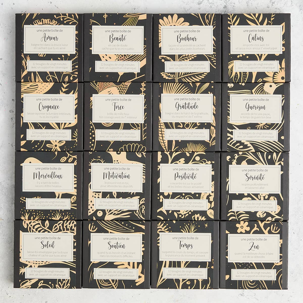 Cotton & Grey - Wholesale Tapered Candle/Candlestick - A little box of Bundle (Folk)1