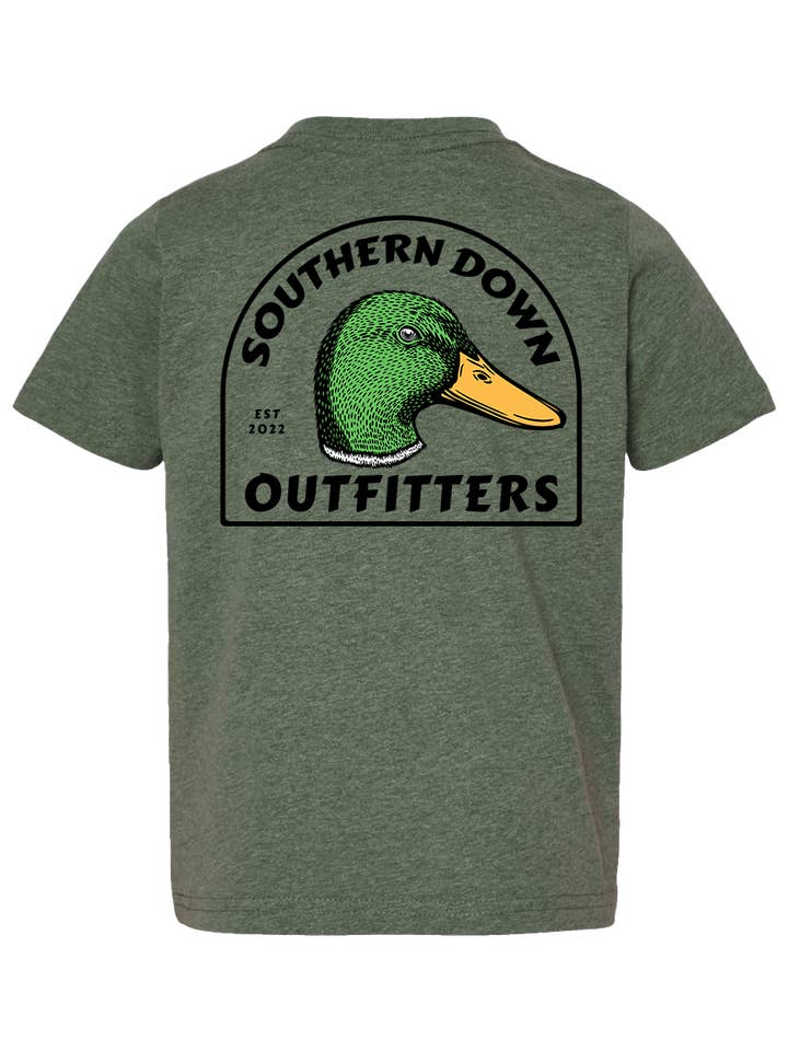 Southern Down Outfitters - Wholesale Screen-printed t-shirt – Kids - Mallard Duck Head Toddler Tee4