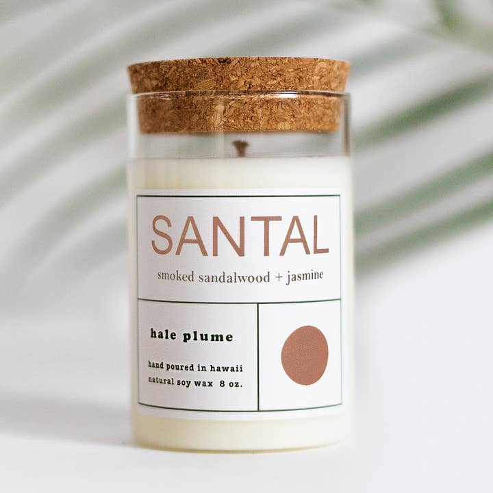 Bougie SANTAL pour la vente par Hale Plume