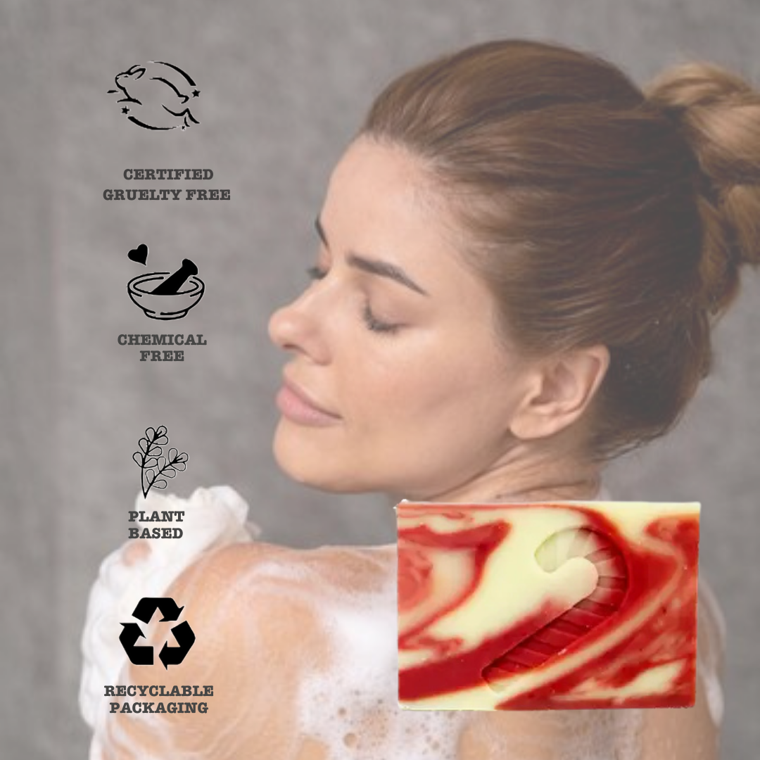 Spinster Sisters Co. / Old Salt Grooming Supply - Wholesale Bar Soap - Peppermint Stick Bar Soap-Candy Cane Limited Holiday Edition1