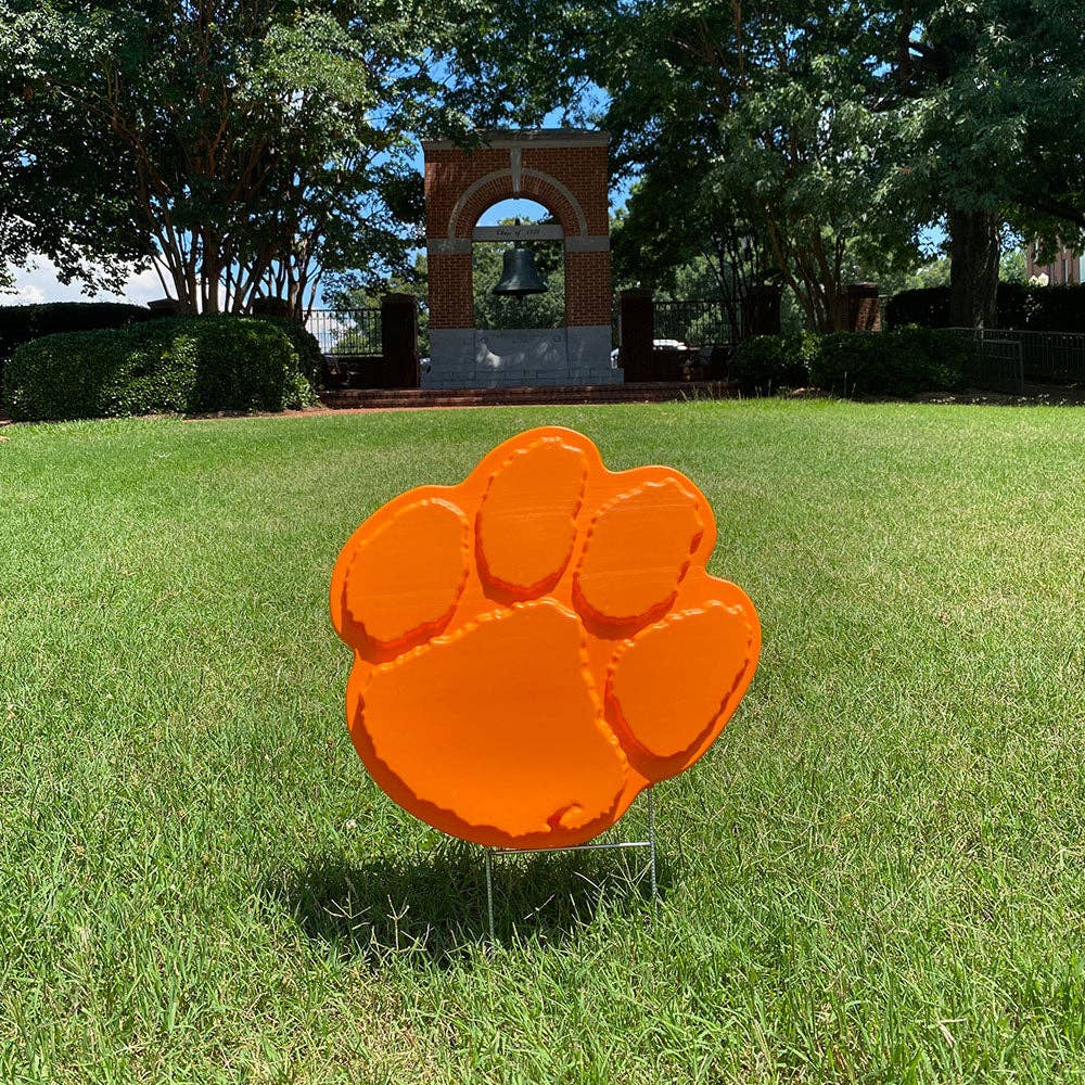 Fanlawnaments - Wholesale Outdoor Ornament/Decor - The Original Clemson Lawn Ornament - Clemson Tigers Paw8