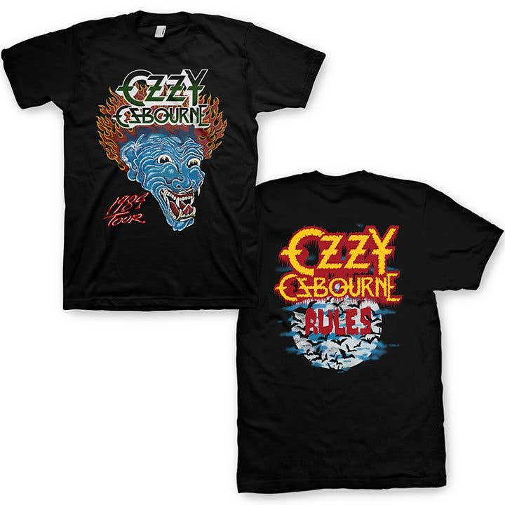 Ozzy - Blue Demon - Tee for wholesale by Manic Merch