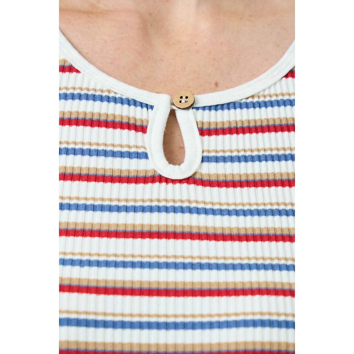 The GREii - Wholesale Knit Top - Women's - Vibrant Striped Knit Top6