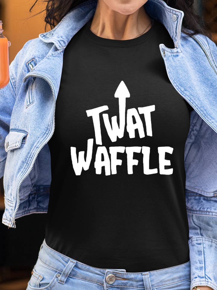 T-shirt met ronde hals voor dames | Twat Waffle voor wholesale door IALD