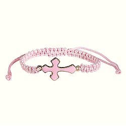 Faithworks by Creative Brands - Wholesale Jewelry Set - Enamel Cross/Braid Cord Bracelets Display - 36 Pcs