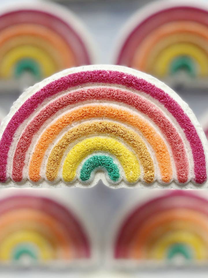 Rainbow Bath Bomb - Boho Rainbow for wholesale by The Sister Made