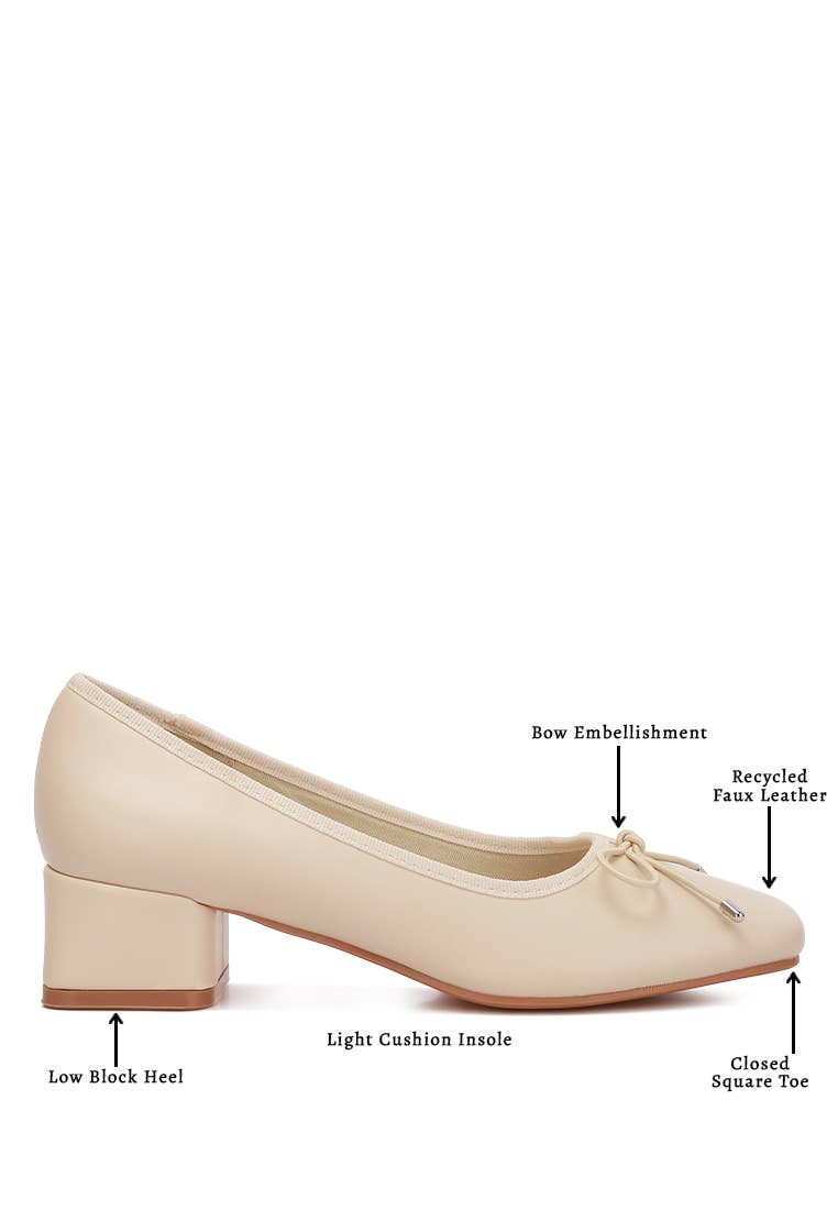 Rag Company – wholesale Low heels – Women′s – Sienna Low Block Heel Ballerinas10