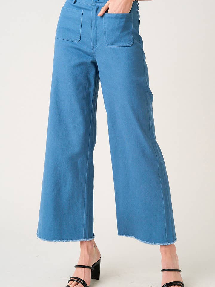 2 TASCHENDETAIL WEITE HOCHGESCHNITTENE HOSE für den Großhandel von mittoshop