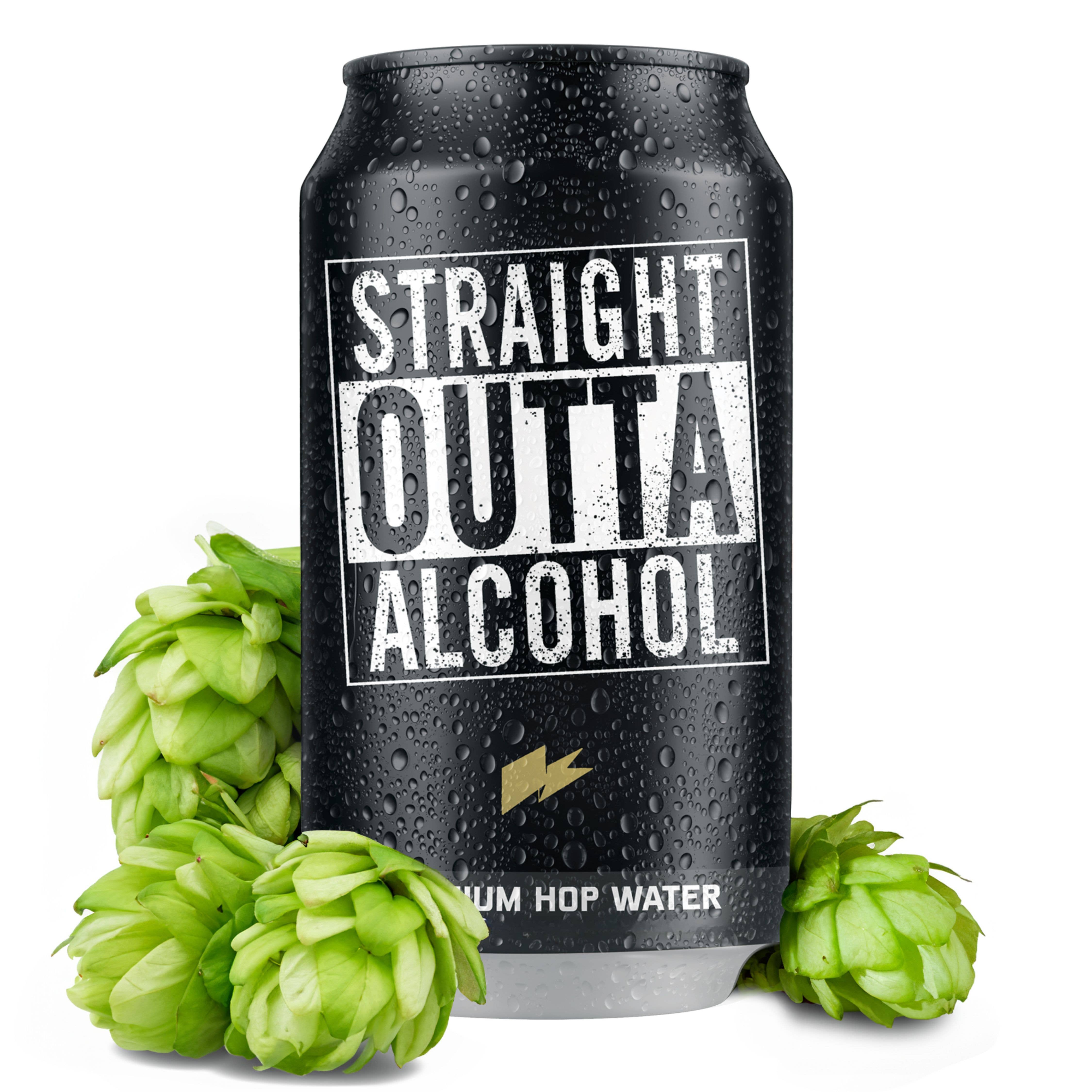 Go Brewing - Wholesale Non-Alcoholic Beer - Straight Outta Alcohol - Premium Hop Infused Water - 6 Pack0