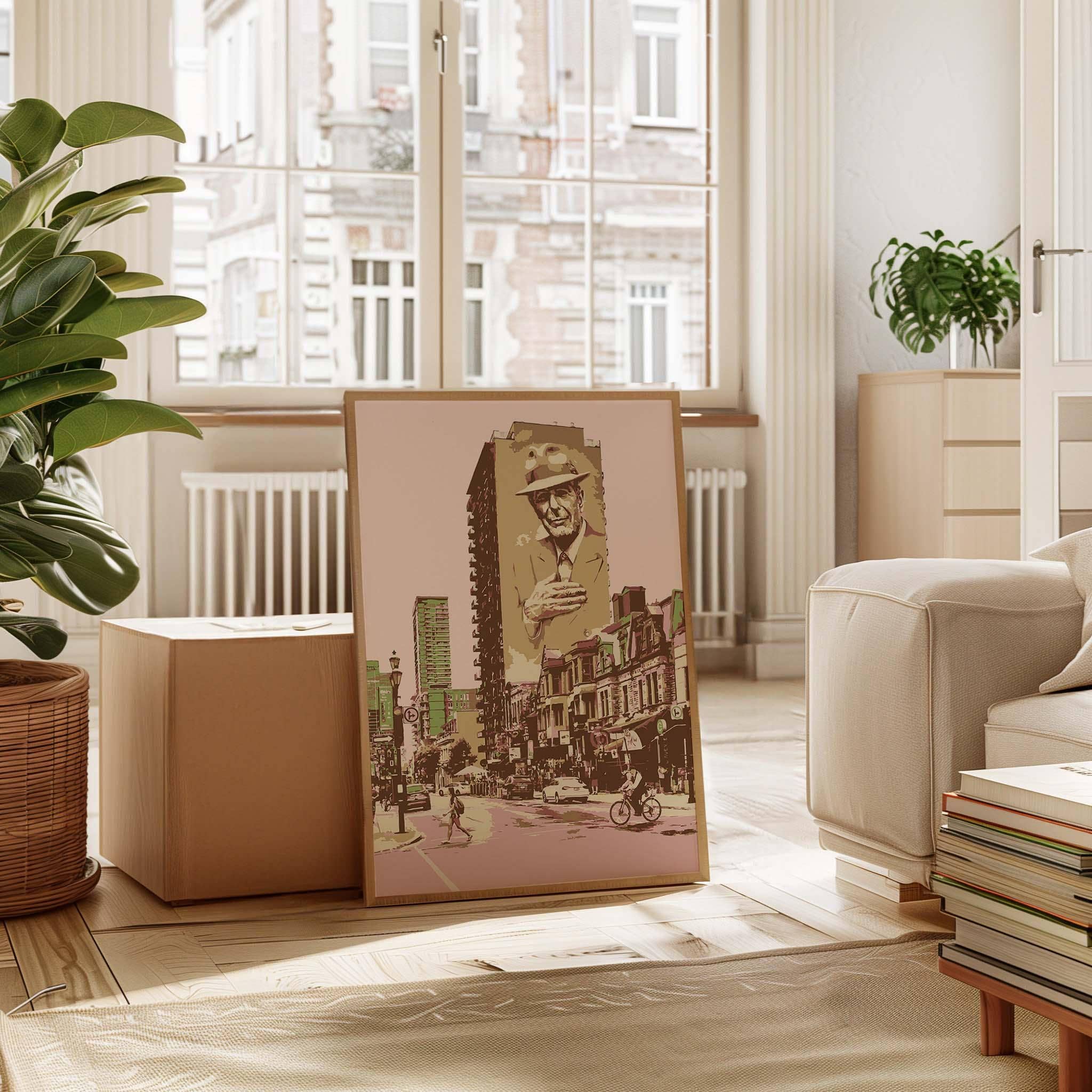 Newpencilbox Art - Wholesale Art Print - Leonard Cohen Urban Pop Art Music Legend Poster2