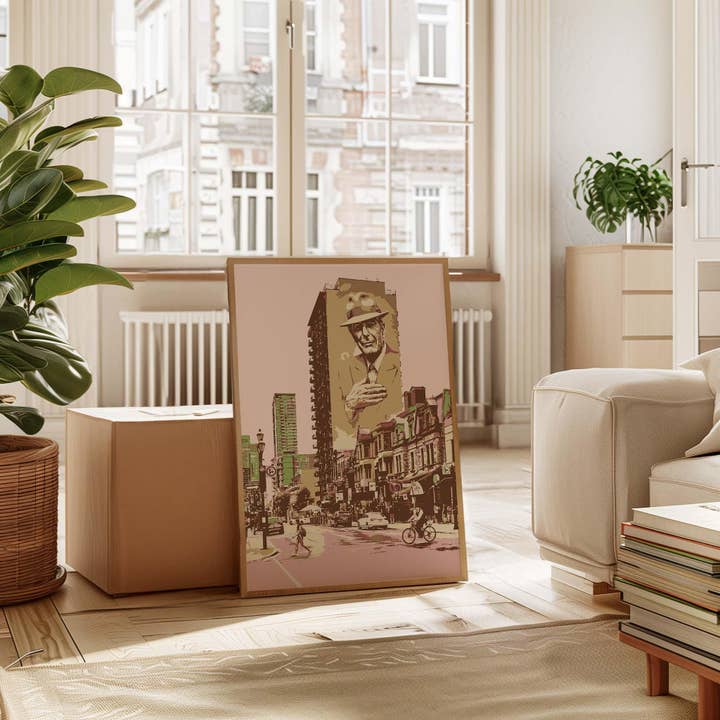 Newpencilbox Art - Wholesale Art Print - Leonard Cohen Urban Pop Art Music Legend Poster2