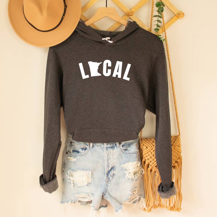 MN Local Sweatshirt, MN Local Hoodie, Midwest Hoodie for wholesale by Autumn Rose Co.