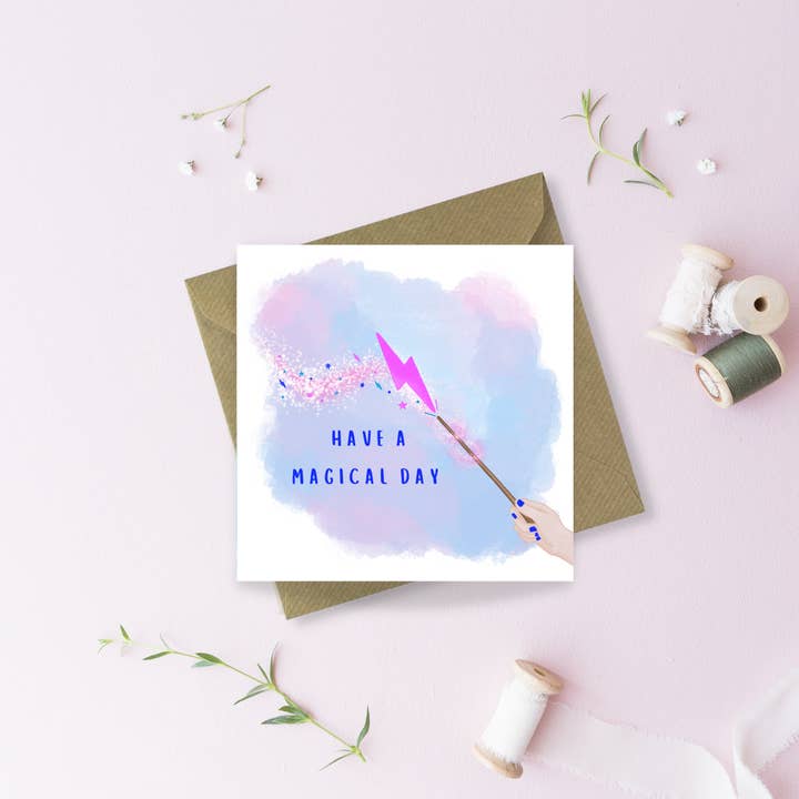 Sayers Studio – wholesale Everyday greeting card – Have A Magical Day Greetings Card1