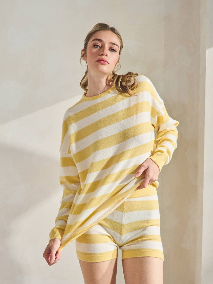 CASHMERE BLEND BIKER SHORTS S6302A for wholesale by Signature 8