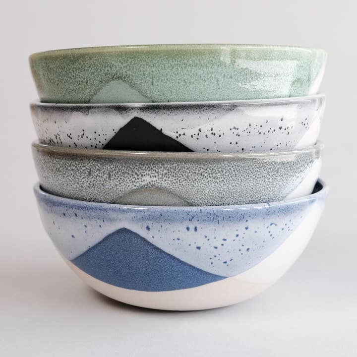 ramen/soup bowl - 7"x3" - handmade, porcelain for wholesale by FHAR Studio