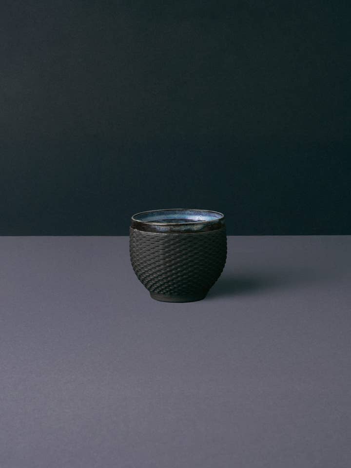 Weave - Zwarte Ferra Dubbel Laag 3D Geprinte Bekers voor wholesale door the loom lab