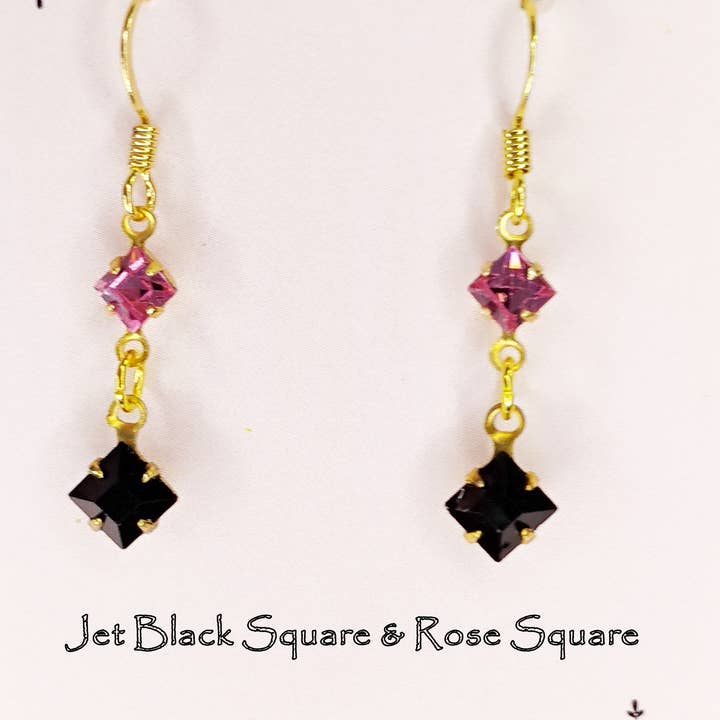 1889 Products – Großhandel Ohrhänger – 1889 Schmuck Vintage Strass-Ohrringe - Verschiedene Kleine2