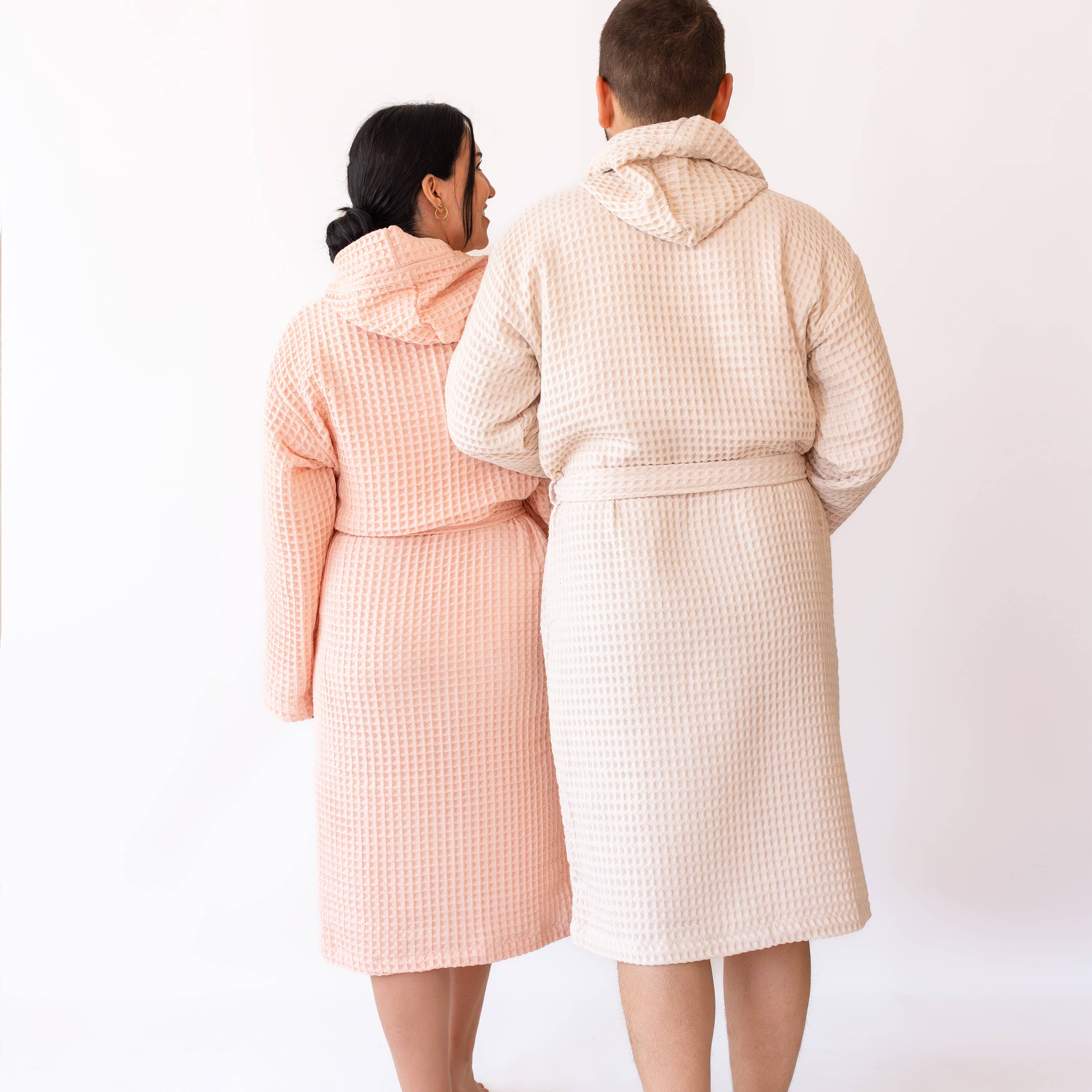 Vivamaison – Engroshandel Morgenkåbe - Unisex – Premium Vaflet Bomuld Badekåbe, Unisex Spa Komfort155