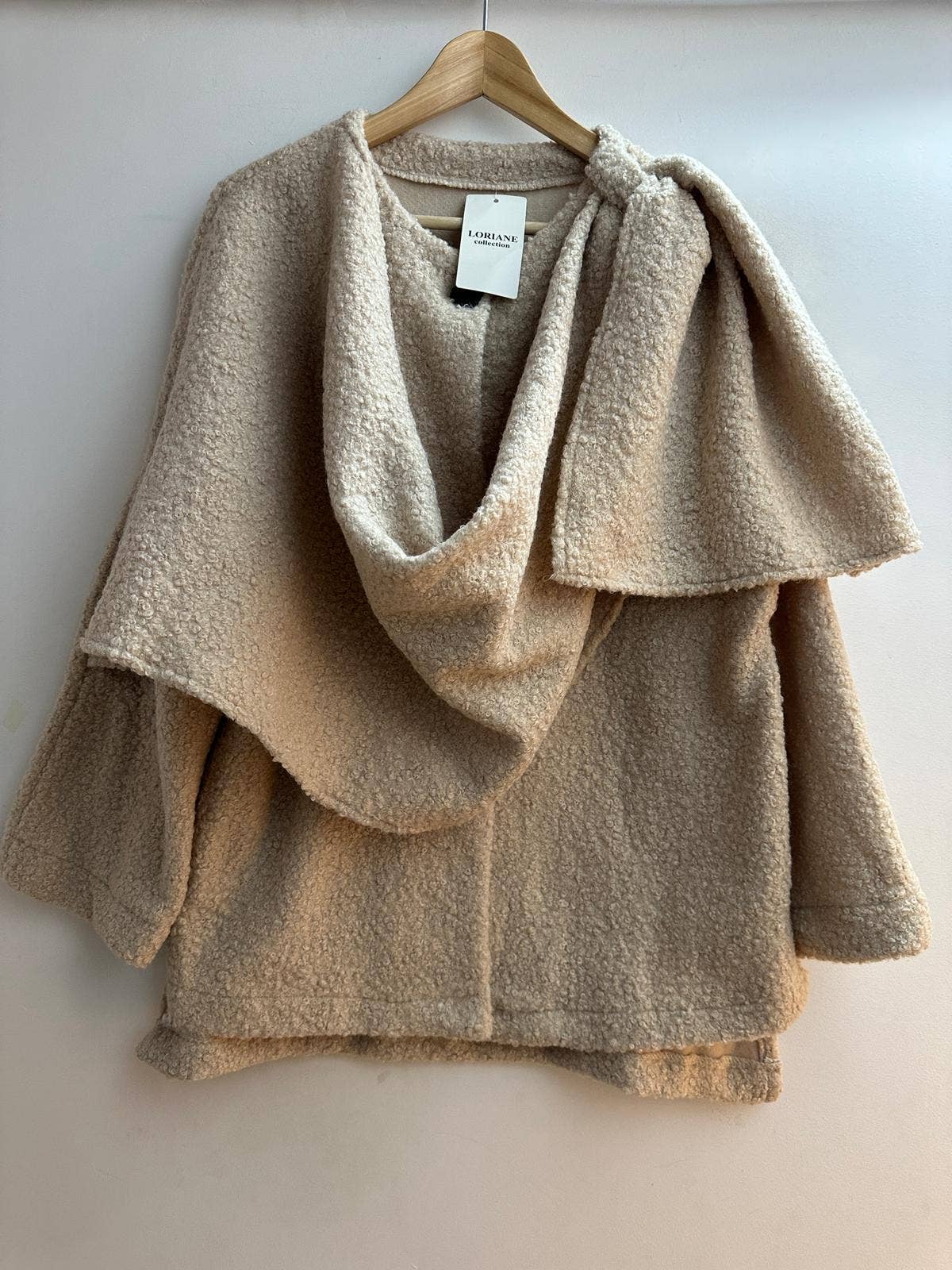 LORIANE – wholesale Jacka - Dam – 10442 jacka med halsduk, one size3