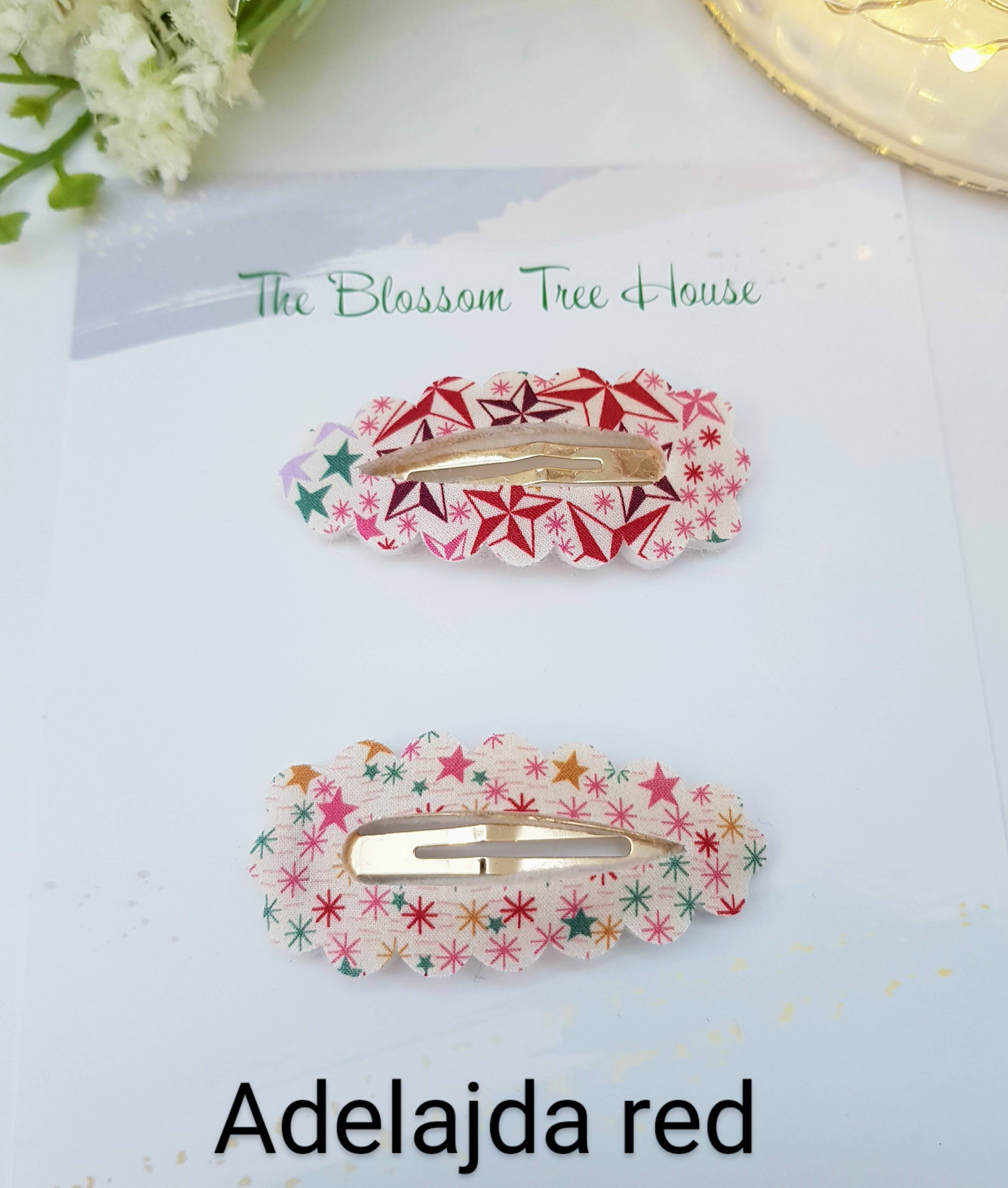 The Blossom Tree House – wholesale Hair clip – Child – Liberty of London fabric hair clips5