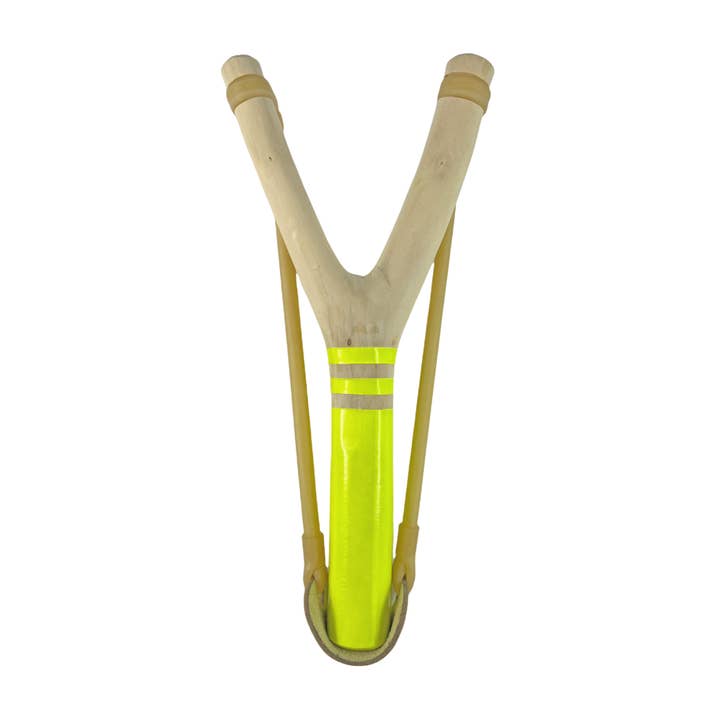Neon Yellow Slingshot for wholesale by Hella Slingshots
