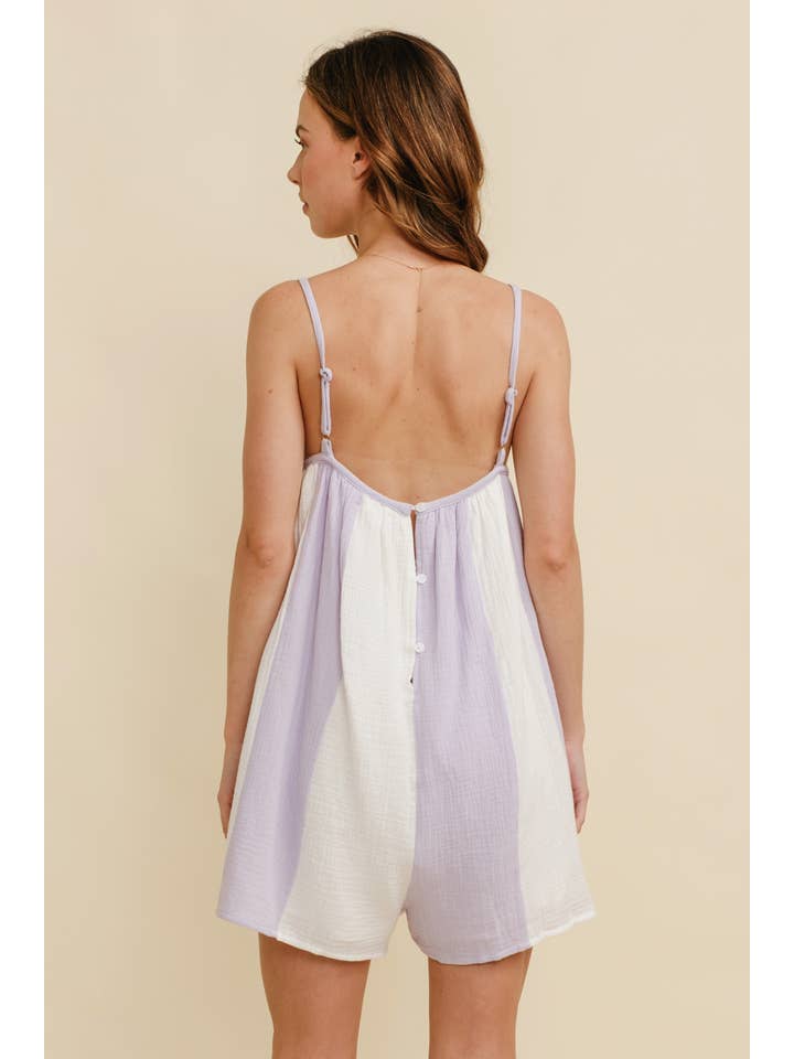 Cloud Ten - Wholesale Romper - Women's - CR18069 - STRIPED OVERSIZED GAME DAY SUMMER ROMPER15