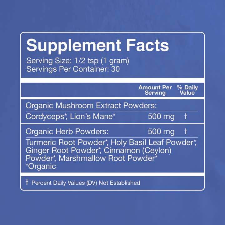 West Wolf Medicinals - Wholesale Oral Supplement/Vitamin - Chase Your Stars Organic Mushroom Antioxidant Supplement3