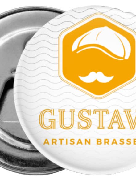 Gustave Jaune flasköppnare för wholesale av LES BIÈRE GUSTAVE