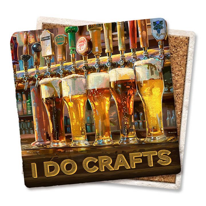 Tipsy Coasters & Gifts – Großhandel Untersetzer – Achterbahn Ich mache Basteln