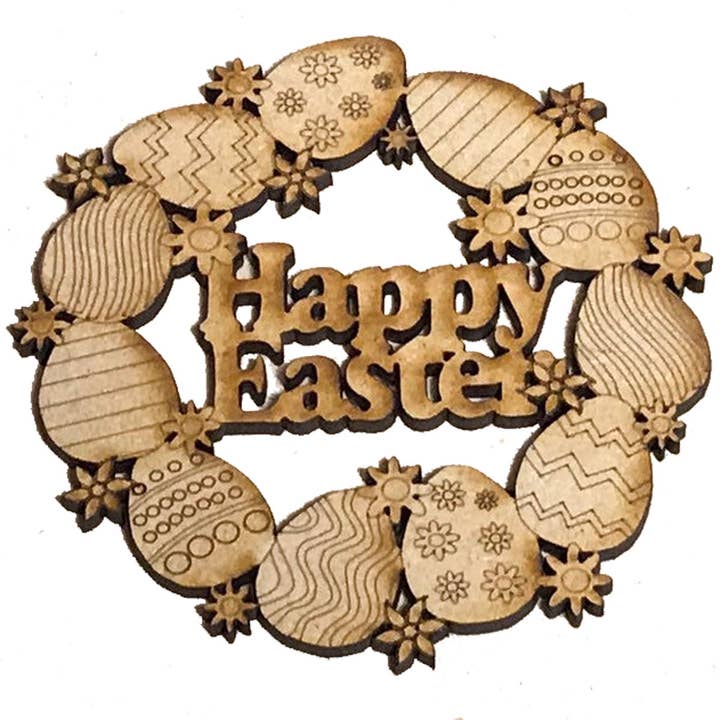 Couronne de Pâques - Prêt à peindre pour la vente par Sophella Crafts