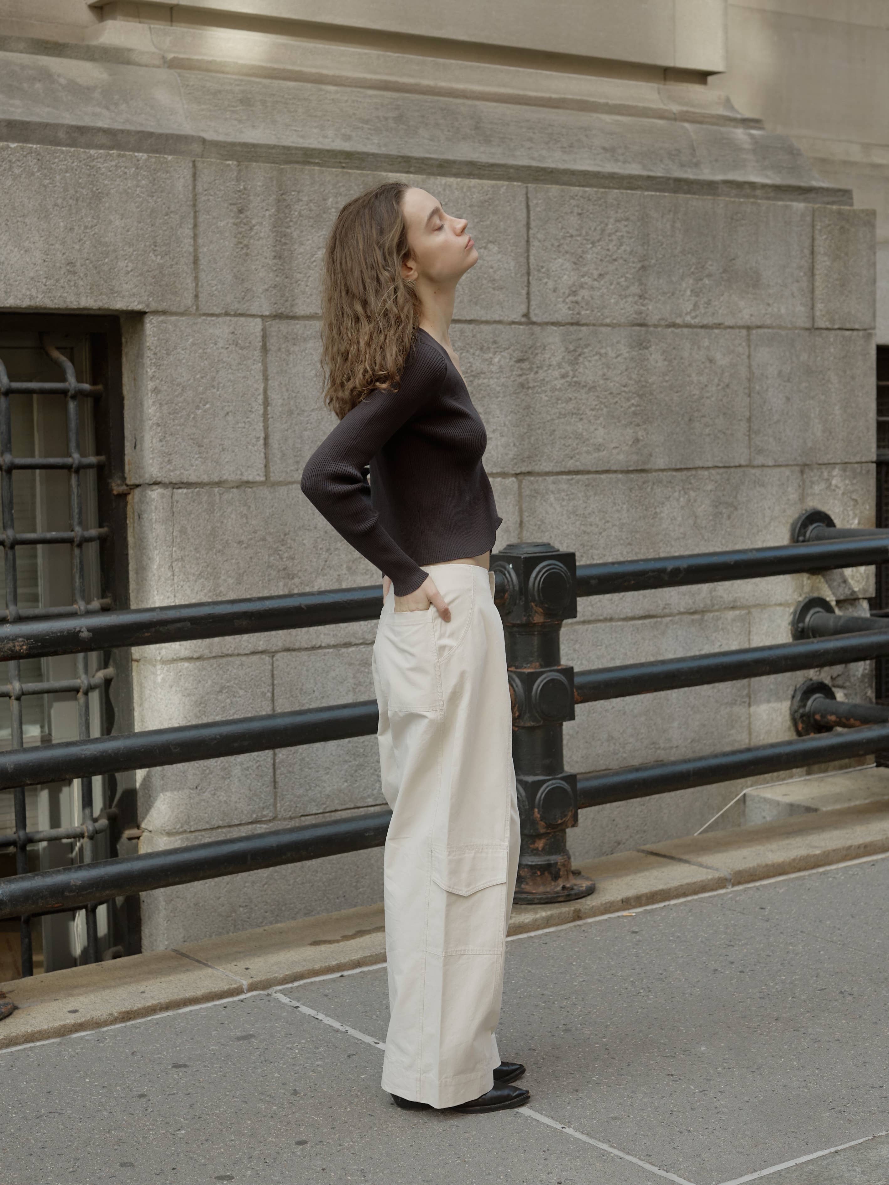 MOD REF - Wholesale Pants - Women's - The Hansen Pants | Wide Leg Utility Pants16