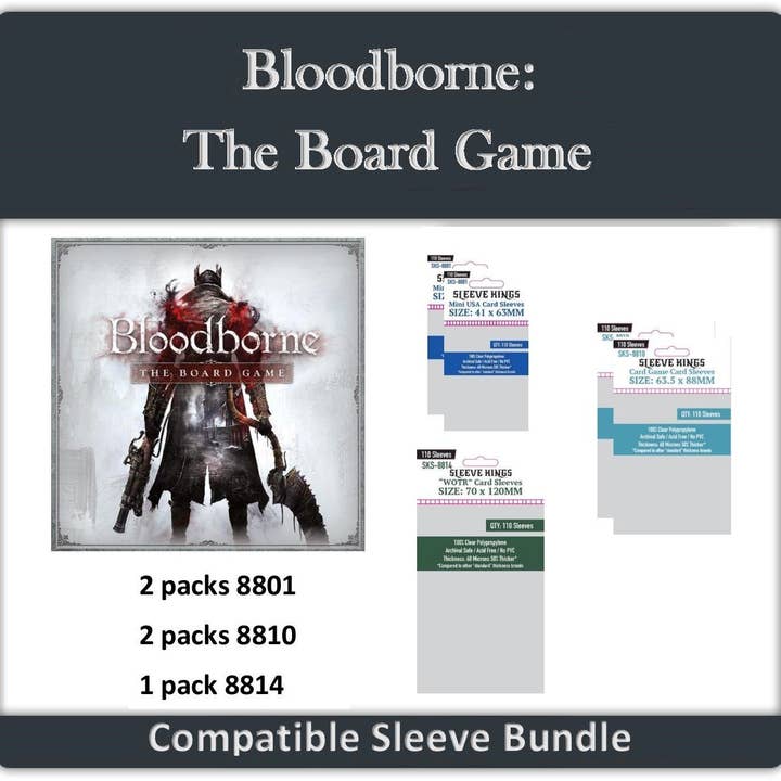 Mayday Games - Wholesale Board Game - "Bloodborne: The Board Game" Sleeve Bundle