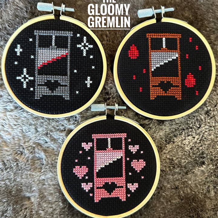 The Gloomy Gremlin - Wholesale Embroidery/Cross Stitch Supplies - Guillotine, Traditional - Cross Stitch Kit