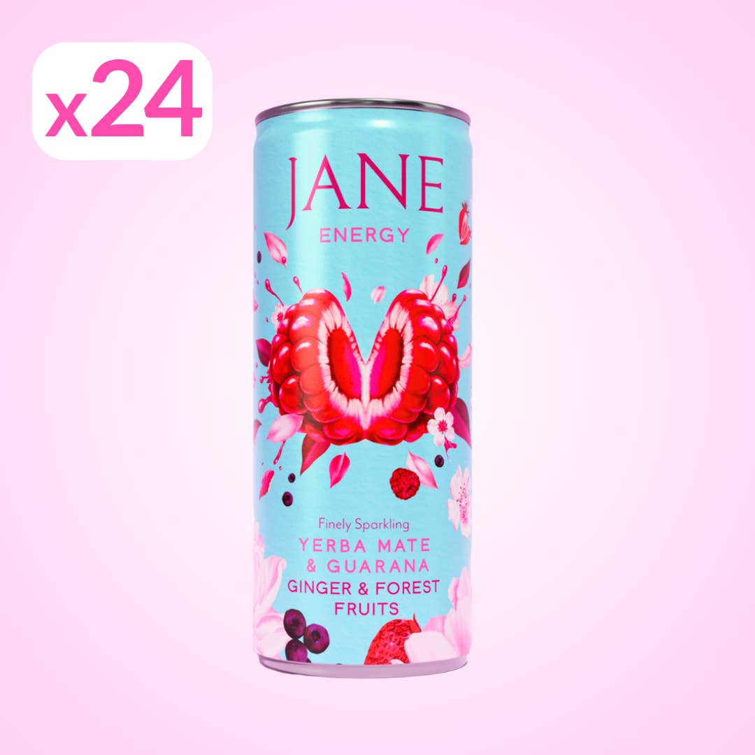 JANE - Wholesale Sports/Energy Drink - Mate Guarana Ginger Energy Drink 25cl x24