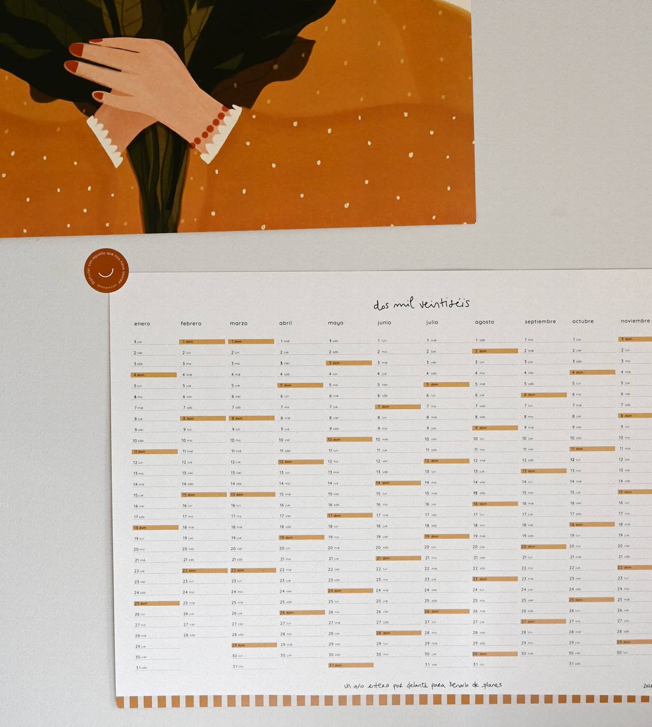 ypamiqué - Wholesale Calendar - A3 wall calendar and poster5