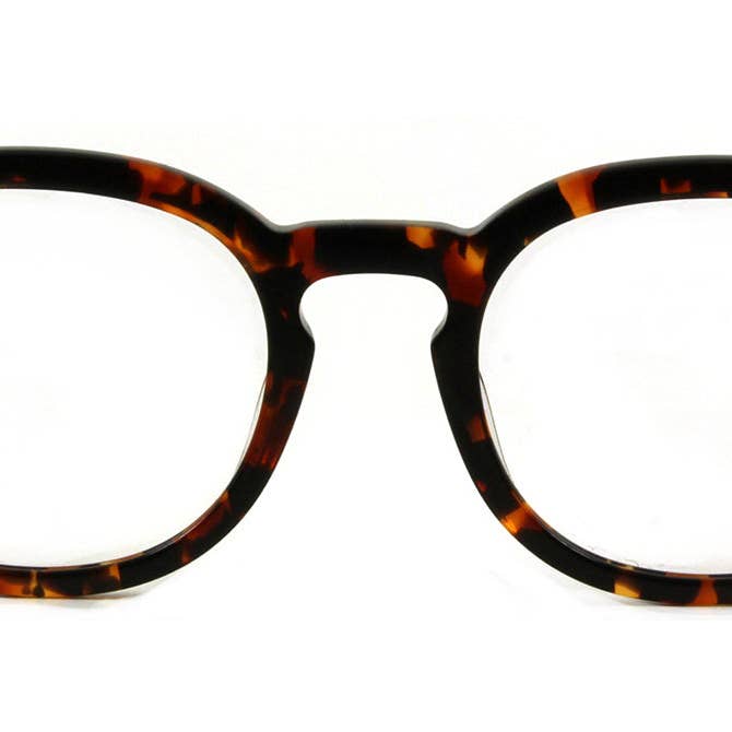 Gafas Ace Square - Demi Tortoise para venta al por mayor de Retropeepers Ltd