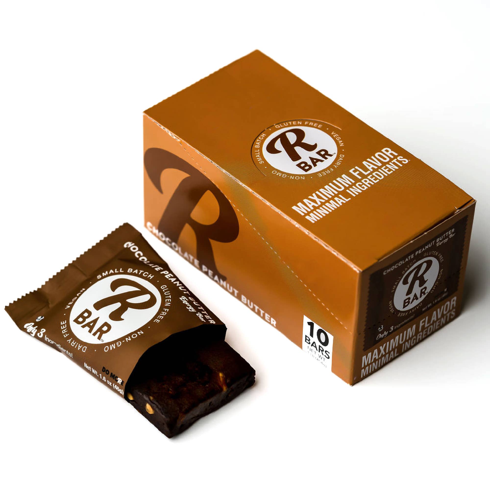 RBar Energy – wholesale Snacksbar – Choklad jordnötssmör energi bar - 10 Pack2