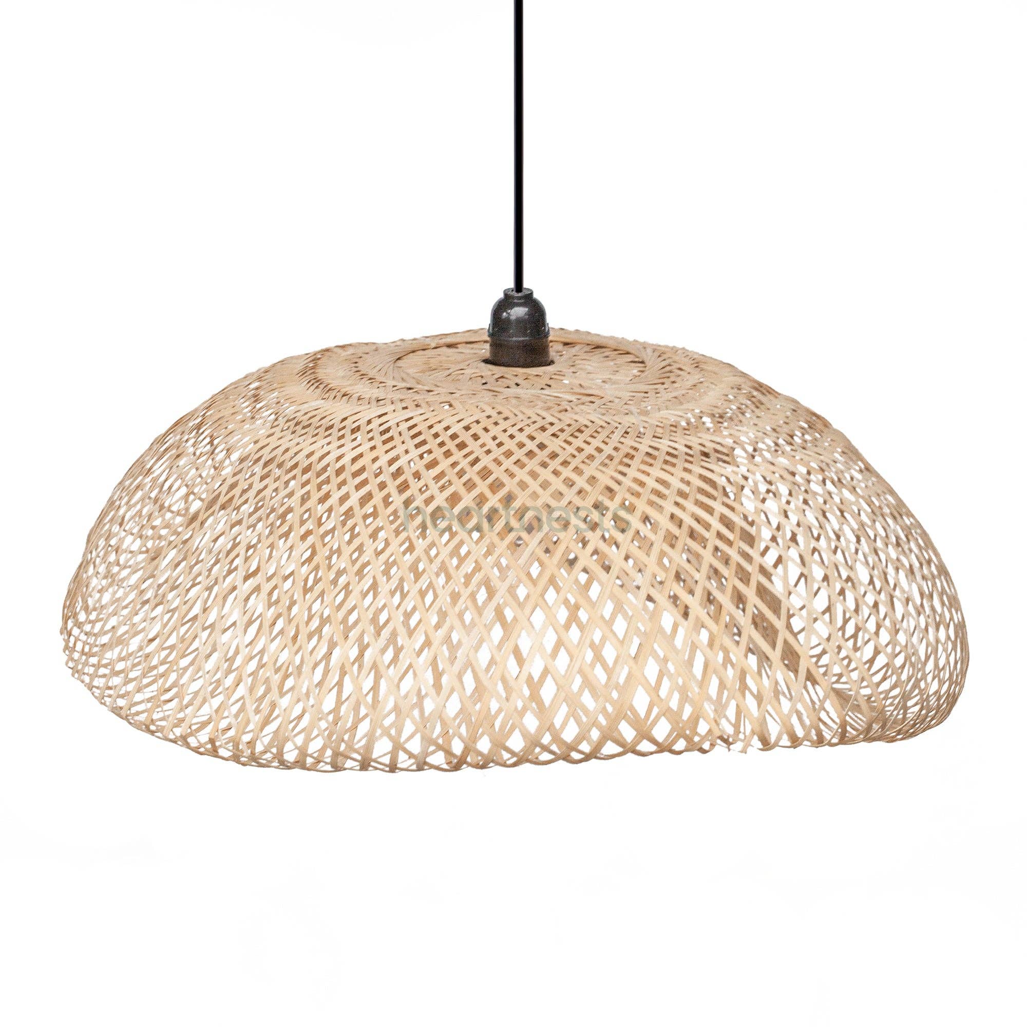 heartnests - Wholesale Kroonluchter/hangend licht - Twinie handgemaakte hanglamp van bamboe vlechtwerk5