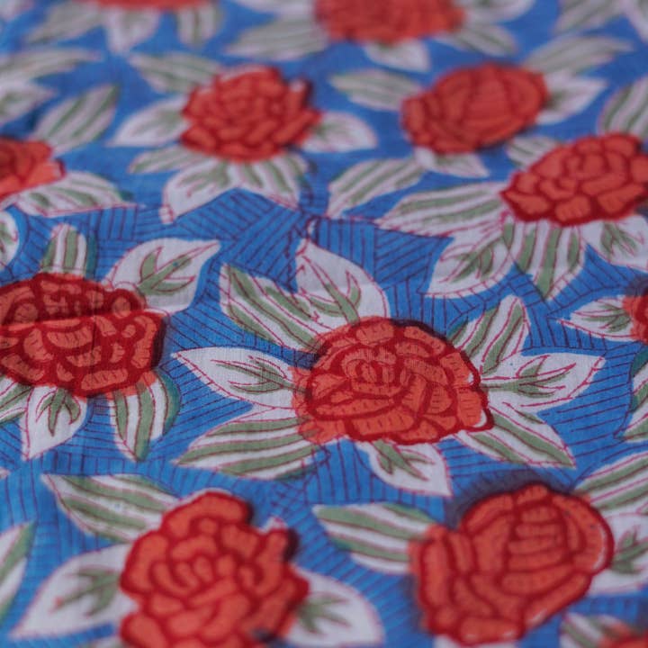 Annahmol - Wholesale Quilt - Kids & Baby - Wood Block Print Reversible Cotton Baby Blanket28