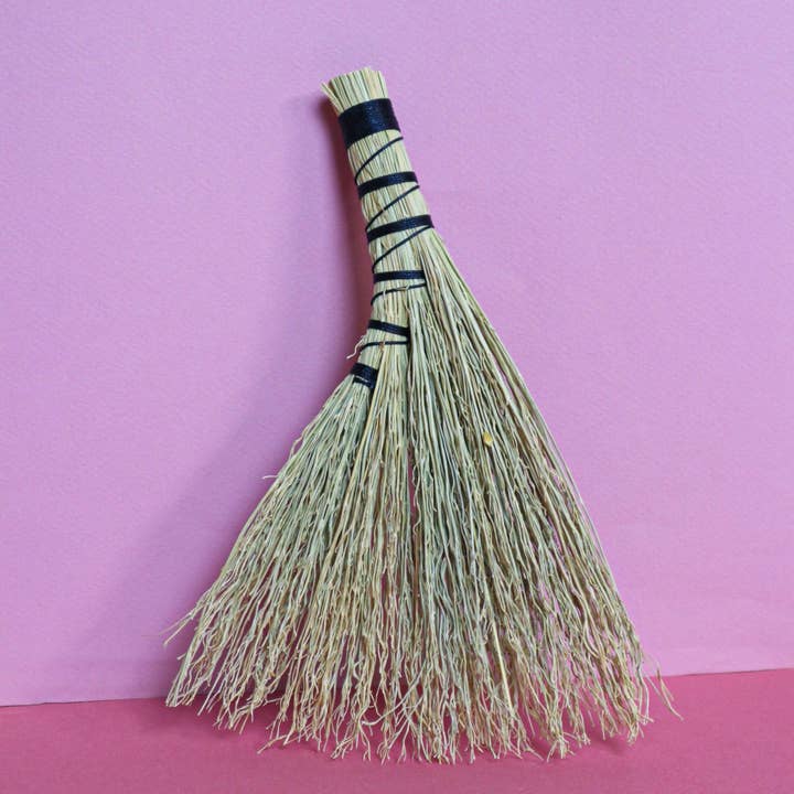 Venus Moon - Wholesale Broom - Handcrafted Mini Whisk Broom – Crumb Sweeper, Altar Broom