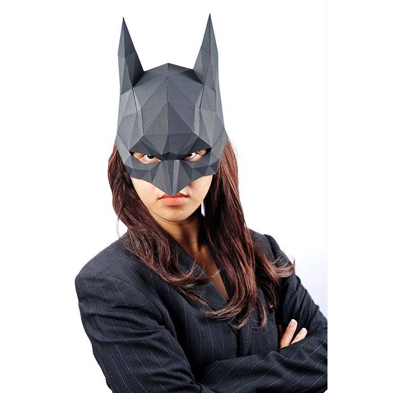 PAPERCRAFT WORLD - Wholesale Doe-het-zelf-knutselset - 3D PaperCraft Batman Origami-masker2