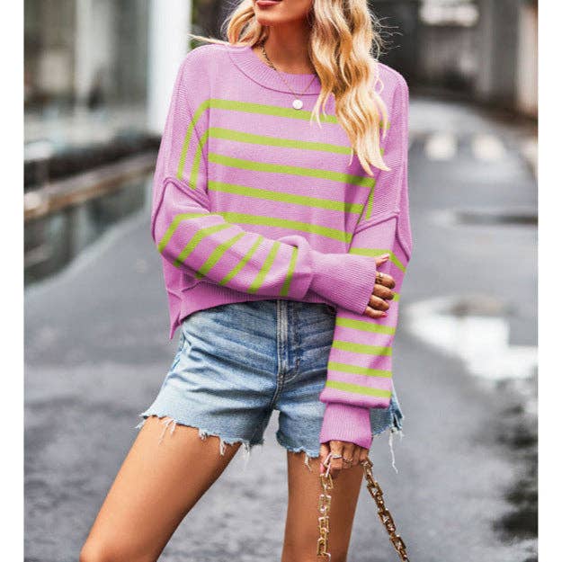 safistyle - Wholesale Knit Top - Women's - Women’s Solid Color Long Sleeve Knitted Top2