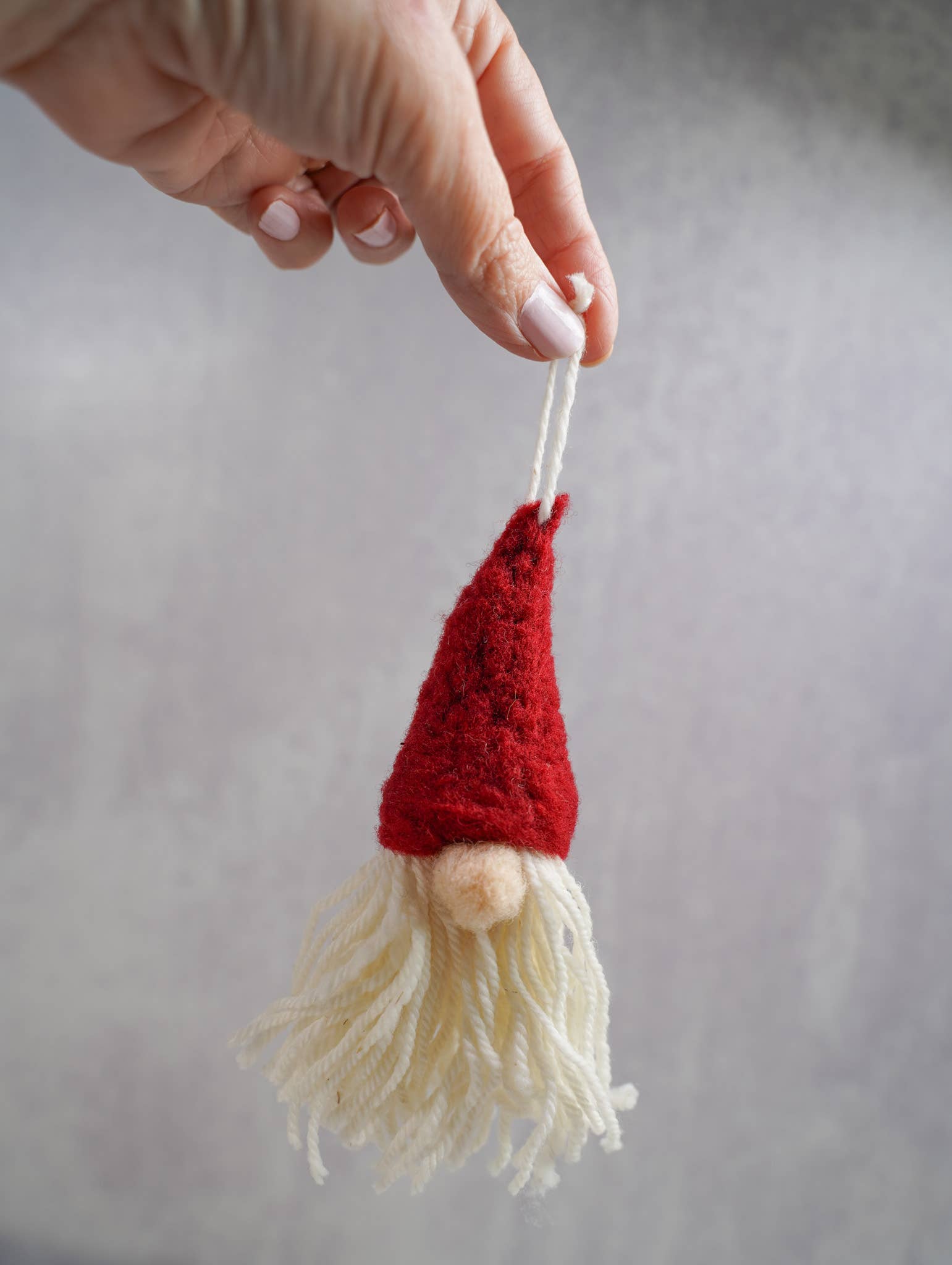 Bear Creek Felting - Vendita all'ingrosso Kit per lavoretti fai da te - Kit per infeltrire ad aghi Gnome Ornaments (per 3 ornamenti)5