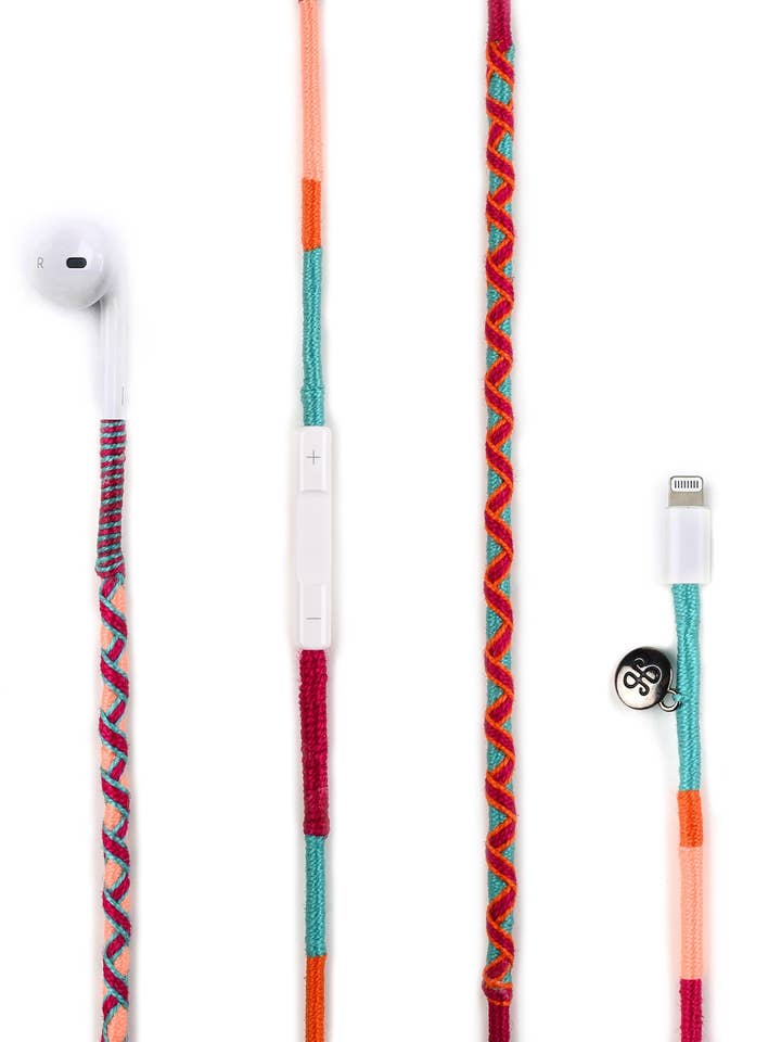 Marshmello iPhone Lightning Earphones for engroshandel hos Happy-Nes