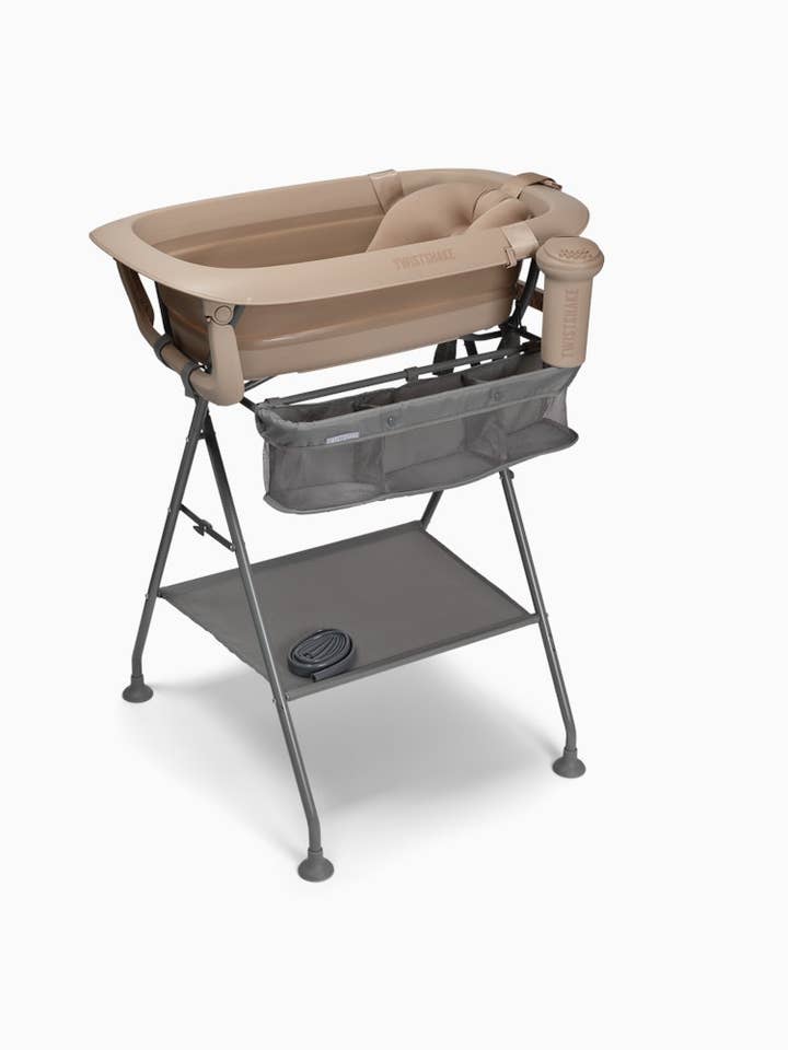 Twistshake Badewanne, Kissen, Abspüler Verblasstes Mokka für den Großhandel von Twistshake