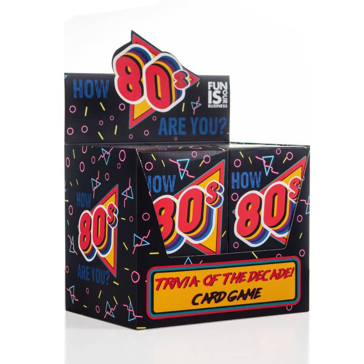 Boxer Gifts - Wholesale Card Game - How 80s Are You? 80's Trivia - Family Card Game5
