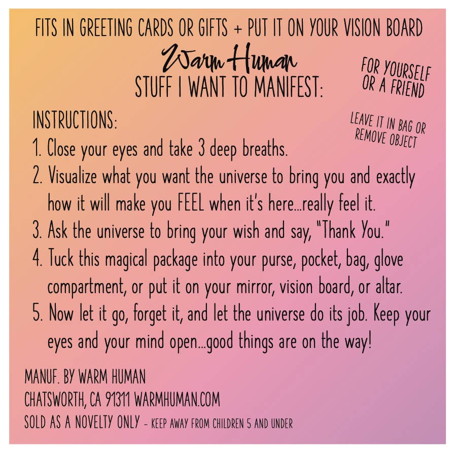 warm human - Venta al por mayor Artículo de meditación - Cosas que quiero manifestar: Banderas rojas a las que presto atención2