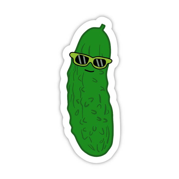 Pickle Sticker, Cool Pickle Sticker, Dill Pickle Sticker for wholesale by JasmineTreeDesign